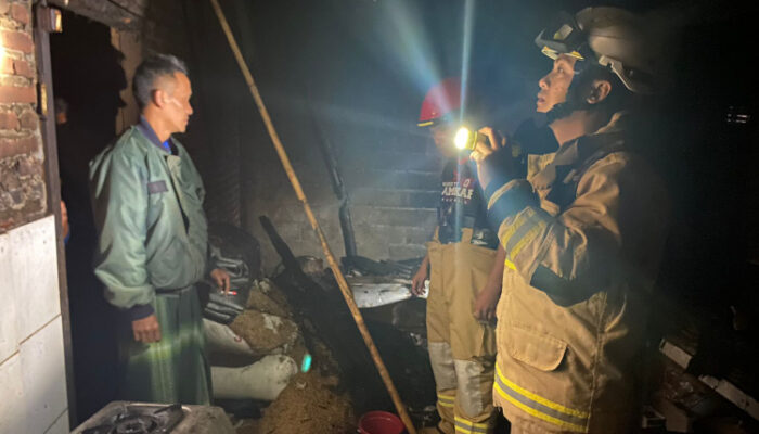 Gas Bocor Bakar Rumah Warga Trenggalek, Empat Korban Luka Bakar