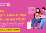 Ayo, Ajak Anak untuk Imunisasi Polio