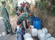 Terdampak Kekeringan, 3000 Liter Air Bersih Dikirim ke Desa Karangtengah Trenggalek