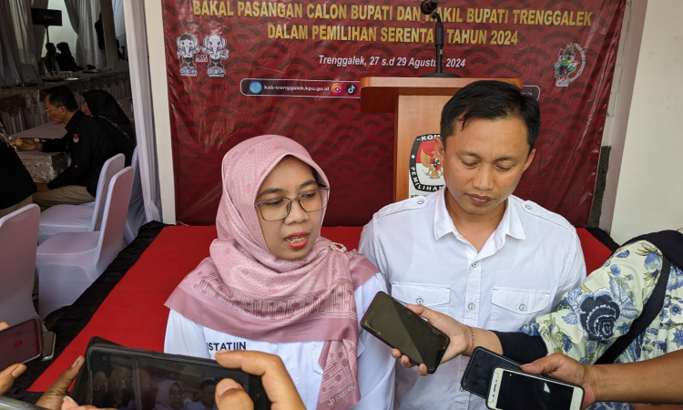 KPU Trenggalek Tetapkan Paslon Ipin-Syah Sebagai Bupati dan Wabup Terpilih Pilkada 2024