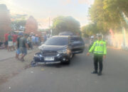 Kecelakaan Sepeda Motor Ninja vs Mobil Suzuki di Trenggalek