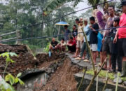 Jembatan Desa Tawing Kecamatan Munjungan Putus Diterjang Banjir