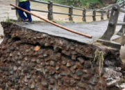 Penanganan Jembatan Putus di Munjungan Dibantu 150 Lembar Bronjong