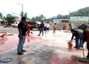 Sepeda Motor Thunder Ludes Terbakar Saat Isi BBM di SPBU Panggul