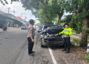 3 Kendaraan Terlibat Kecelakaan Beruntun di Jalan Trenggalek – Tulungagung