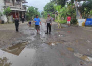 Polres Trenggalek Tanggapi Keluhan Warga, Tinjau Jalan Rusak di Wonoanti