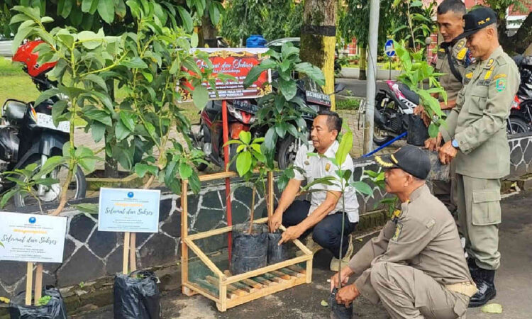 Unik, Ucapan Selamat Pelantikan Bupati dan Wabup Trenggalek Berupa Bibit Tanaman
