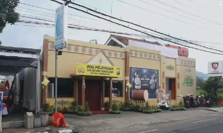Ksatria Menak Sopal Jadi Konsep Pos Pelayanan Lebaran Polres Trenggalek