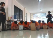 10 Pendekar Perusak Polsek Watulimo Diserahkan ke Kejaksaan Negeri Trenggalek