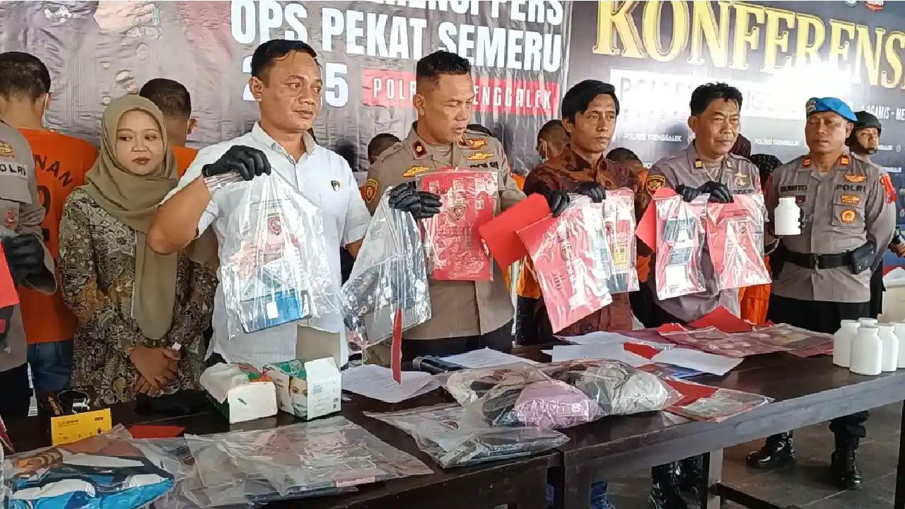 Operasi Pekat Semeru Polres Trenggalek