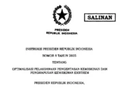 Presiden Terbitkan Inpres 8 tahun 2025 tentang Penghapusan Kemiskinan Ekstrem