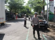 Satlantas Polres Trenggalek Tertibkan Parkir Liar di Depan RSUD dr. Soedomo