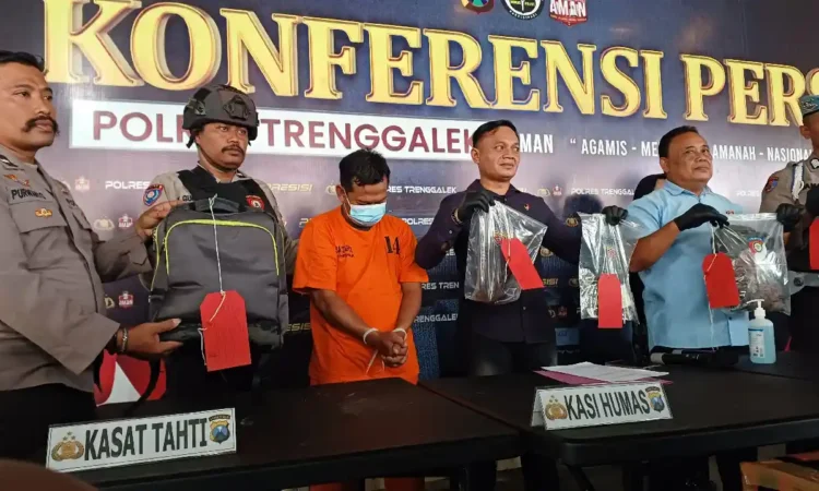 Pelaku Pembunuhan di Trenggalek Dijerat Pasal Berlapis