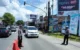 Polisi Trenggalek saat mengatur arus lalu lintas