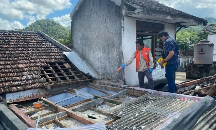 Petasan Balon Udara Meledak di Rumah Dinas Dokter RSUD Trenggalek