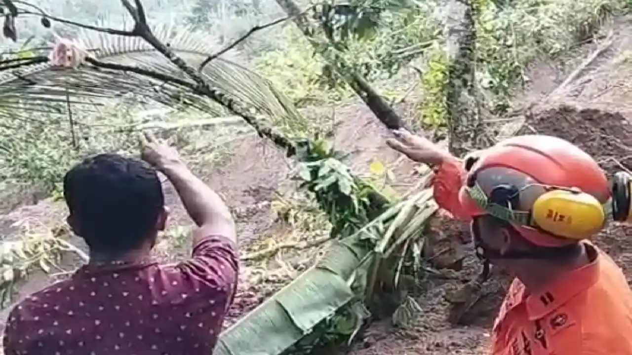 Lokasi korban longsor Trenggalek