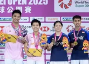 Indonesia Raih Gelar Juara Ganda Campuran Taipei Open 2025