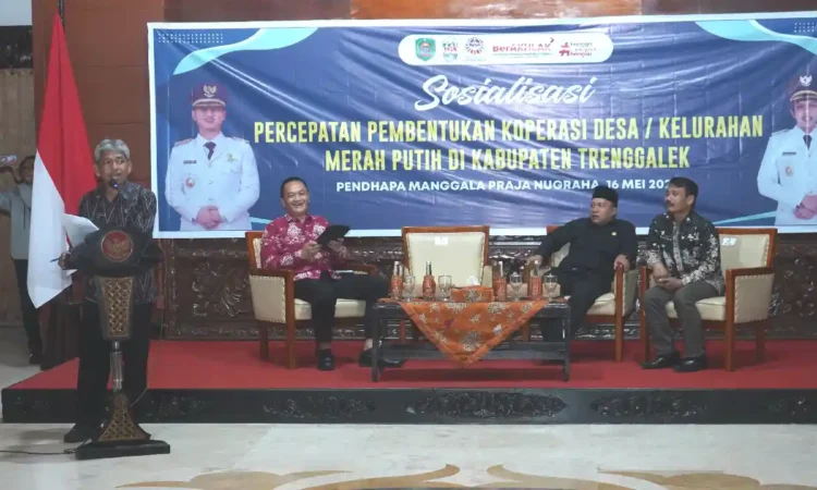Trenggalek Dirikan Koperasi Merah Putih, Syarat Cairkan Dana Desa Tahap II