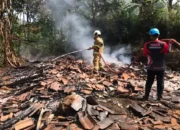 Rumah Lansia di Dongko Trenggalek Ludes Terbakar, Diduga Akibat Tungku yang Masih Menyala