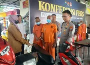 2 Residivis Asal Surabaya Curi Motor Warga Trenggalek, Digadaikan di Madura