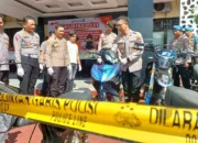 Polres Trenggalek Amankan 21 Motor Knalpot Brong Jelang Malam 1 Suro