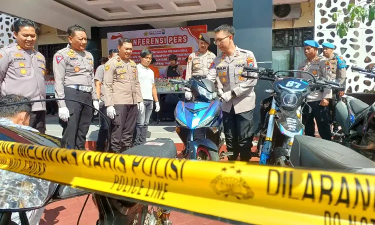 Polres Trenggalek Amankan 21 Motor Knalpot Brong Jelang Malam 1 Suro