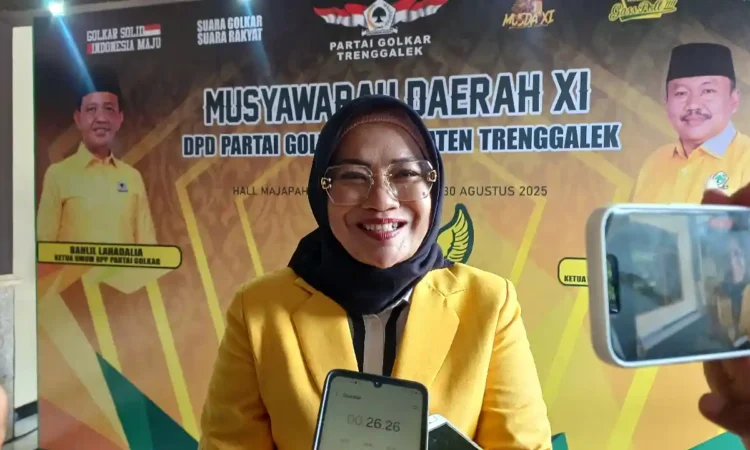 Arik Sri Wahyuni Kembali Pimpin Golkar Trenggalek, Bakal Perkuat Partai dengan Kader Muda