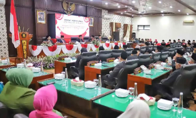 DPRD Trenggalek Gelar Sidang Paripurna Mendengar Pidato Kenegaraan Presiden