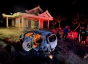 Pelaku Pembakaran Mobil Kades di Trenggalek Berhasil Ditangkap
