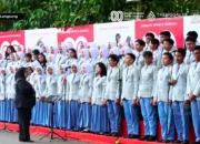 Paduan Suara SMAN 1 Trenggalek Sukses Iringi Upacara HUT ke-80 RI