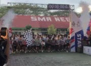 1.300 Pelari Ramaikan Dies Natalis ke 34 SMAN 1 Karangan dengan Tema Art Of Fun Run