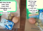Menu MBG Kering di SDN Senden Kampak Diprotes Wali Murid, Diduga Dibawah  Harga Standar