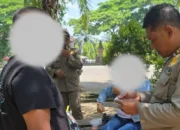 Berbuat Mesum di Alun-Alun Trenggalek, Satpol PP Tertibkan Sepasang Pria dan Wanita