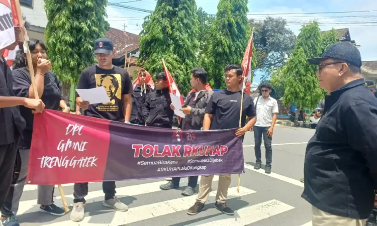 GMNI Trenggalek Tolak KUHAP Baru, Soroti Pasal Diduga Bermasalah