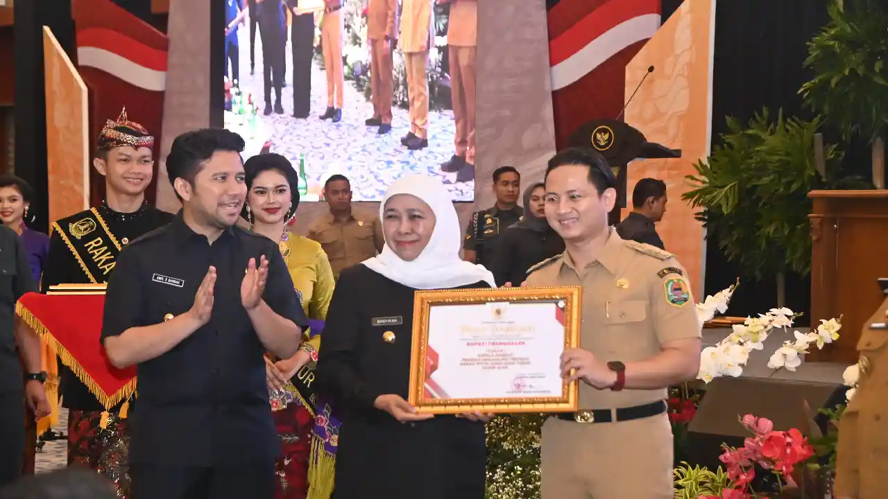 Siskamling Terpadu Merah-Putih Terbaik Trenggalek