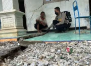 Tanah Gerak di Desa Jombok Trenggalek Akibatkan Rumah Warga Rusak Parah