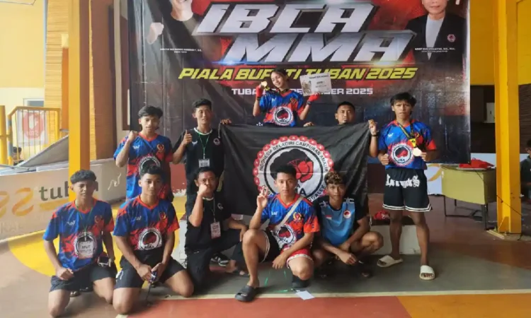 IBCA MMA Trenggalek Borong 5 Emas di Kejurprov Bupati Cup Tuban 2025, Total 10 Medali