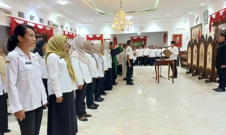 Bupati Trenggalek Lantik dan Kukuhkan 108 Pejabat Imbas Perubahan SOTK dan Nomenklatur