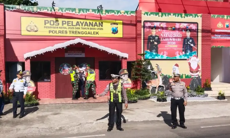 Polres Trenggalek Siapkan Pos Pelayanan Nataru, Rest Area Full Fasilitas