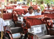 200 Warga Trenggalek Terima Bantuan Becak Listrik dari Presiden Prabowo