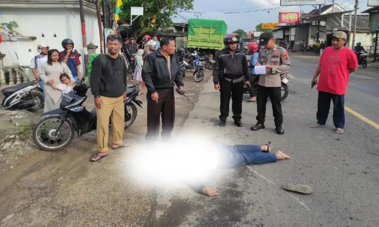 Pengendara Motor Asal Kediri Tewas dalam Kecelakaan Tunggal di Trenggalek
