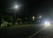 Lampu Jalan Desa Kedunglurah Trenggalek Kembali Menyala Setelah Sehari Diprotes Warga
