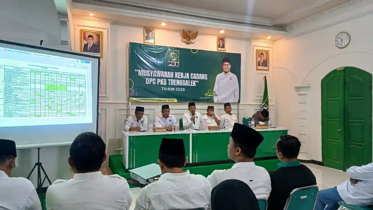 Rapat organisasi PKB Trenggalek 2023