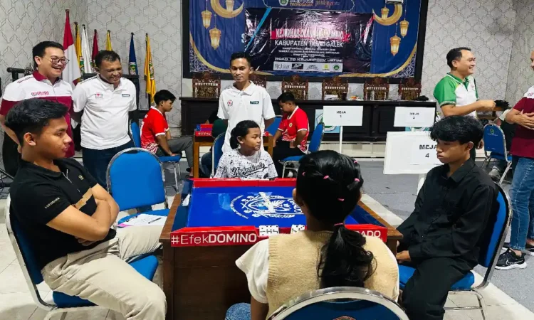 Turnamen Domino Trenggalek Diikuti 16 Tim, Jadi Ajang Seleksi Menuju Kejurprov 2026