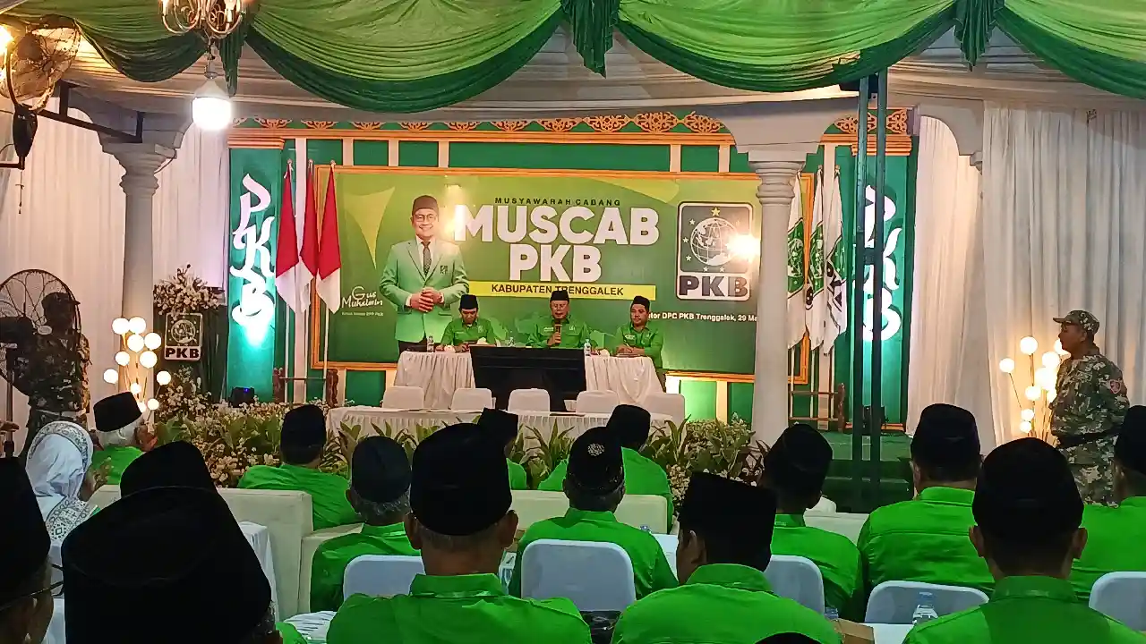 Proses sidang Muscab PKB Trenggalek