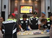 Polres Trenggalek Gelar Tes Urine Dadakan, Seluruh Anggota Dinyatakan Negatif