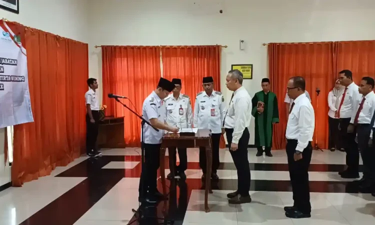 Bupati Trenggalek Lantik 8 Pejabat JPT, Fokus Penyesuaian Struktur dan Peningkatan Layanan