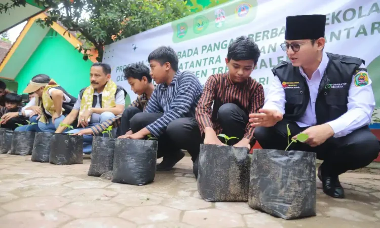 Bupati Trenggalek Dorong Swasembada Pangan Berbasis Sekolah, Libatkan Siswa Sejak Dini