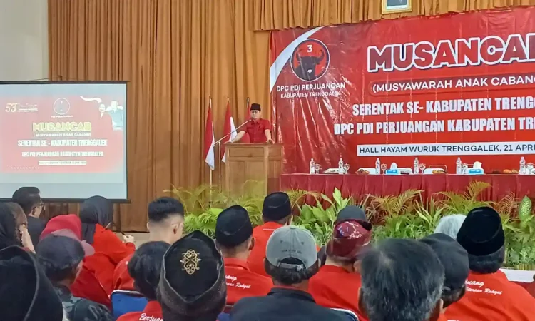 Musancab PDIP Trenggalek 2026: PAC Diisi Kader Muda dan Perempuan, Optimis Menguat