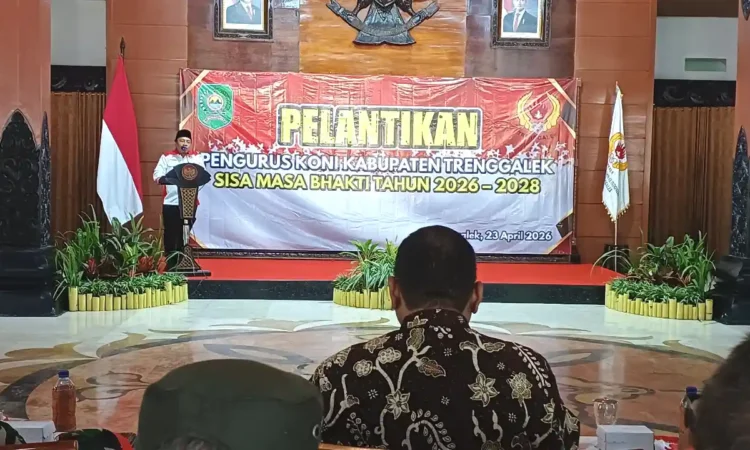 Resmi Dilantik Jadi Ketua KONI Trenggalek, Doding Rahmadi Terapkan Sistem Kategori untuk Cabor